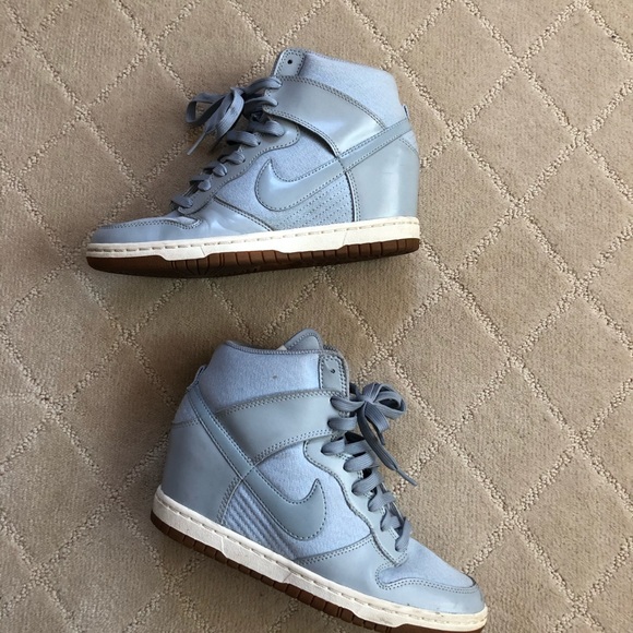 Nike Shoes | Nike Womens Powder Blue Dunks Sneakers | Poshmark